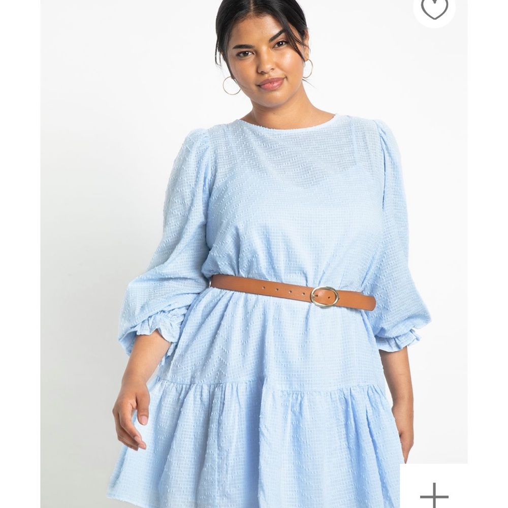 Textured Cotton Easy Dress